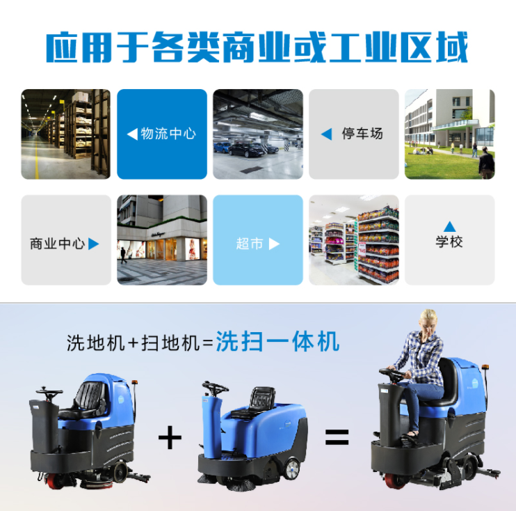 洗掃一體機主要適用場所有哪些？